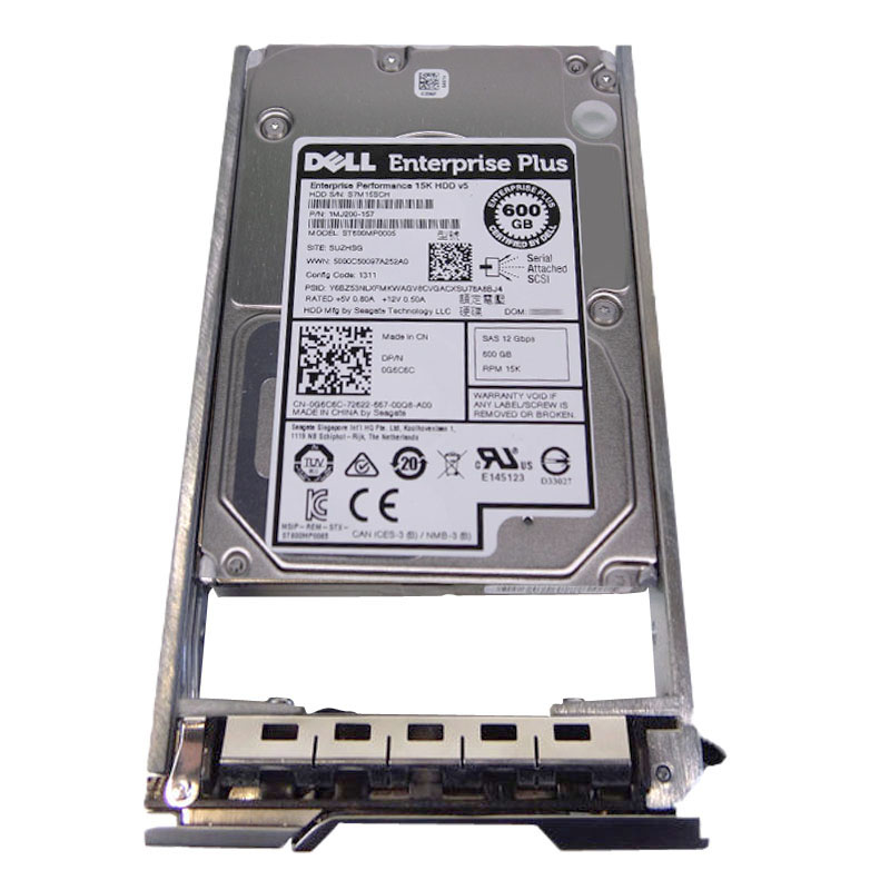 Dell 0G6C6C - 600GB 15K SAS 12.0Gbps 2.5" Hard Drive