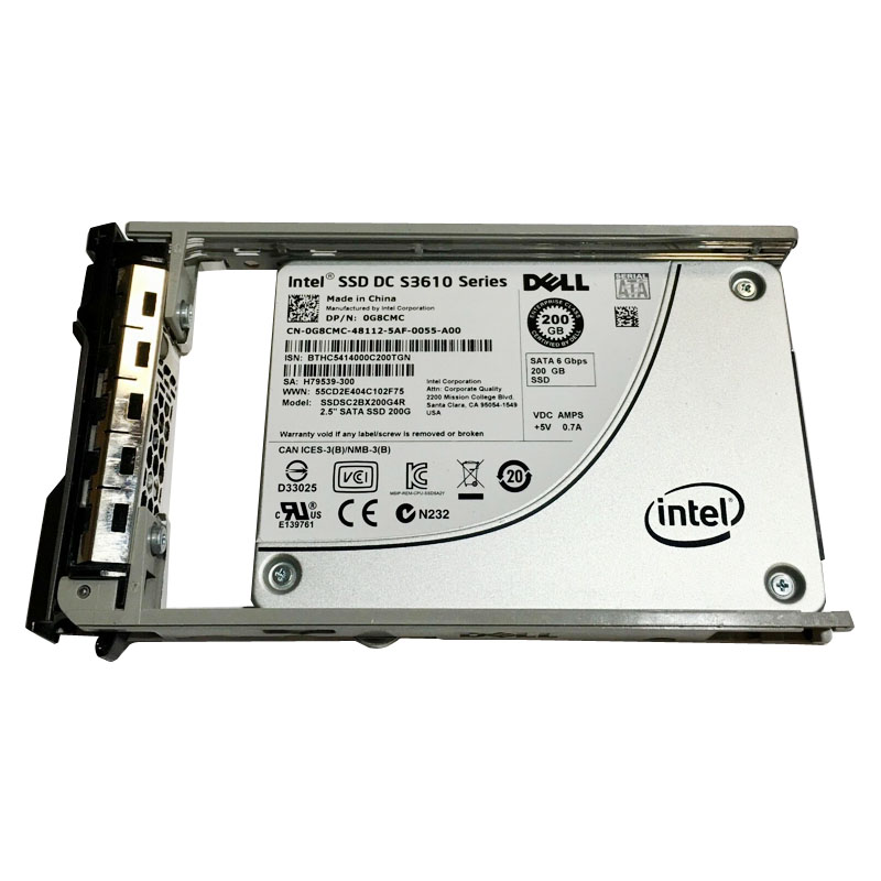 Dell 0G8CMC - 200GB SATA 2.5" SSD