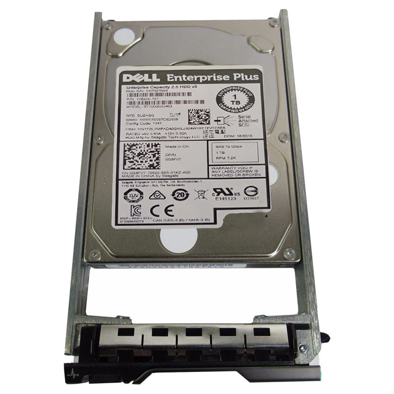 Dell 0G8FVT - 1TB 7.2K SAS 12.0Gbps 2.5" 128MB Cache Hard Drive