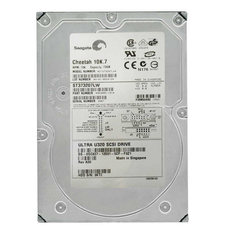 Dell 0GC827 - 73GB 10K 68-PIN Ultra-320 SCSI 3.5" Hard Drive