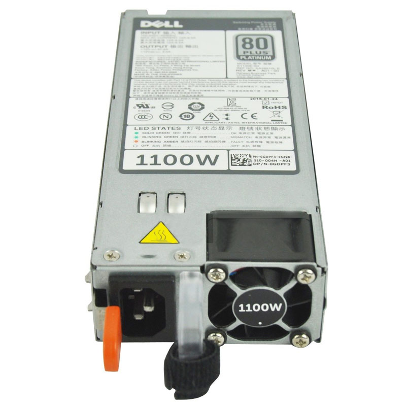 Dell 0GDPF3 - 1100W Power Supply For PowerEdge R520