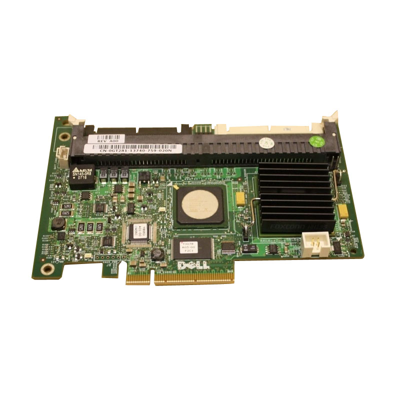 Dell 0GT281 - PCI-E SAS PERC 5I Raid Controller Card