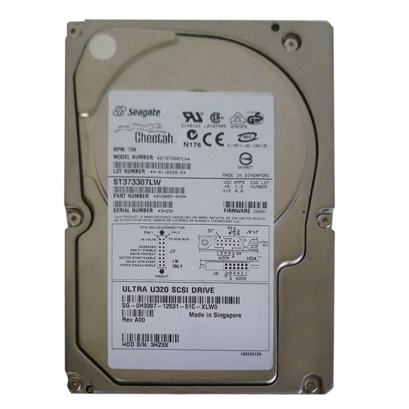 Dell 0H3397 - 73GB 10K 68-PIN Ultra-320 SCSI 3.5" 8MB Cache Hard Drive