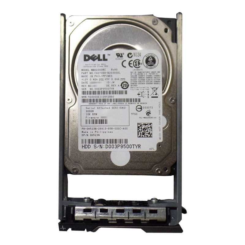 Dell 0H523N - 300GB 10K SAS 2.5" 16MB Cache Hard Drive