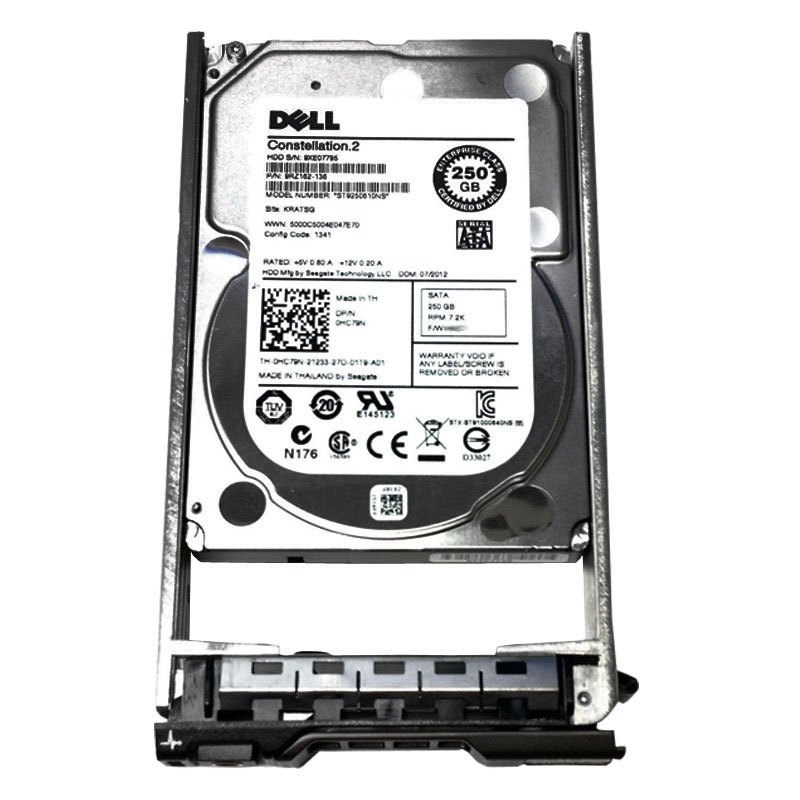 Dell 0HC79N - 250GB 7.2K SATA 6.0Gbps 2.5" 64MB Cache Hard Drive
