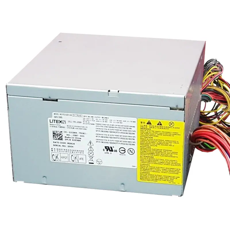 0J036N.jpg Dell 0J036N - 300W Power Supply For Inspiron 537 - Image 1