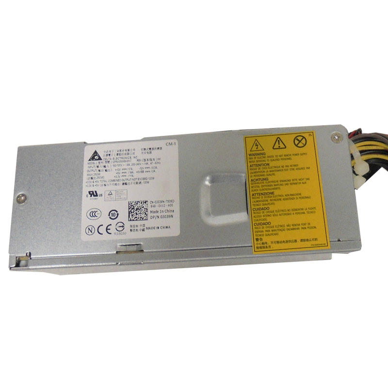 0J039N.jpg Dell 0J039N - 250W Power Supply For Inspiron 530, 531 - Image 1
