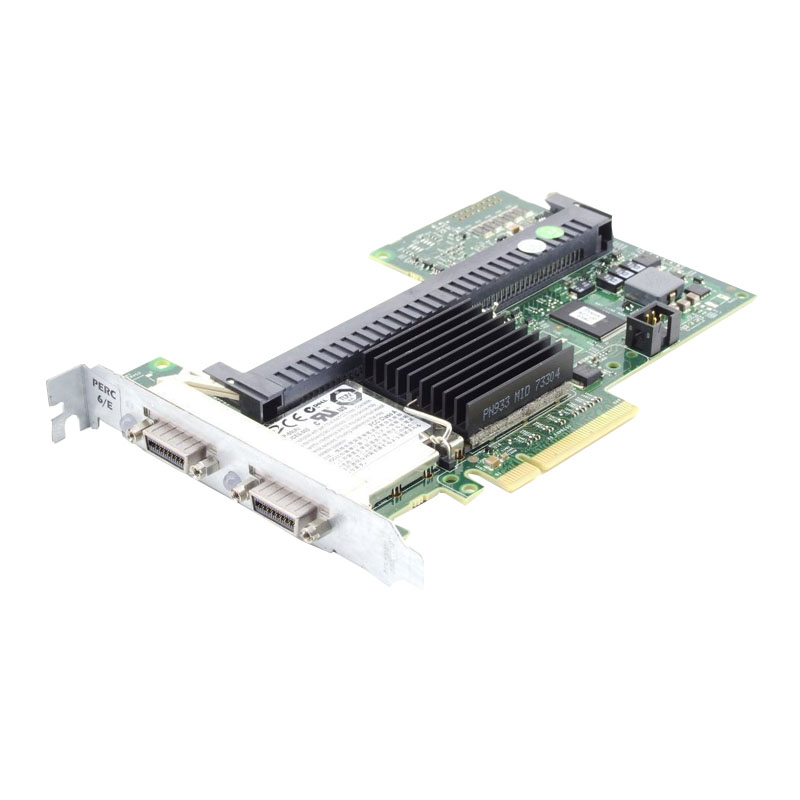 Dell 0J155F - PCI-E SAS-SATA 3Gbps PERC 6-E Raid Controller Card