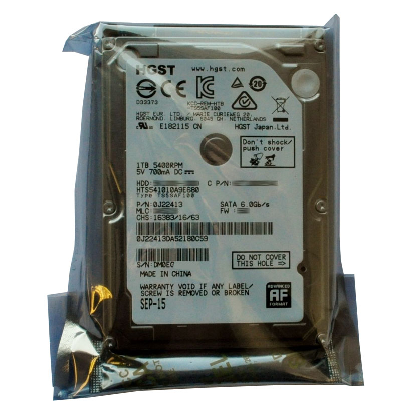 Hitachi 0J22413 - 1TB 5.4K SATA 6.0Gbps 2.5Inch 8MB Cache Hard Drive