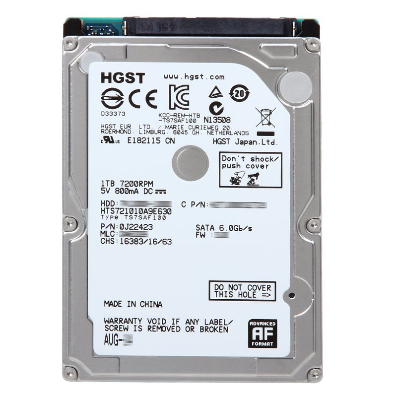 Hitachi 0J22423 - 1TB 7.2K SATA 6.0Gbps 2.5Inch 32MB Cache Hard Drive