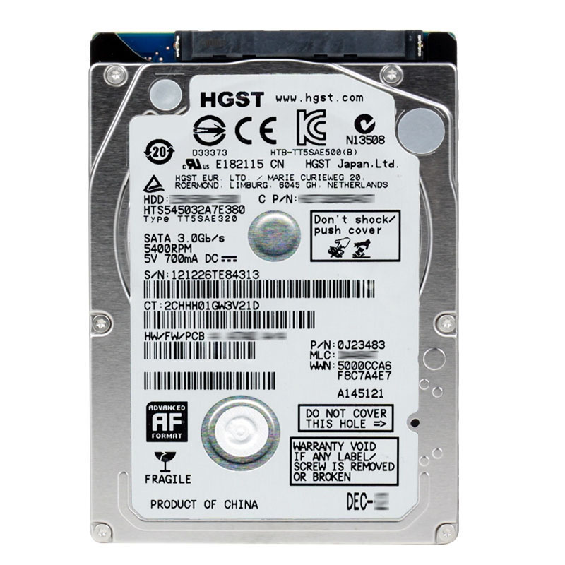 Hitachi 0J23483 - 320GB 5.4K SATA 3.0Gbps 2.5Inch 8MB Cache Hard Drive