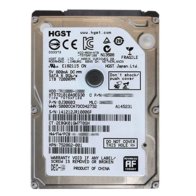 0J30603.jpg Hitachi 0J30603 - 1TB 7.2K SATA 6.0Gbps 2.5Inch Hard Drive - Image 1