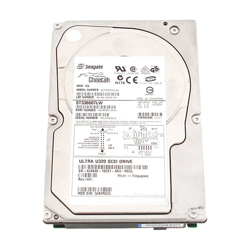 Dell 0J3438 - 36GB 10K 68-PIN SCSI 3.5" Hard Drive