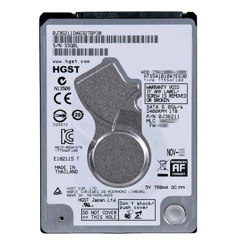 Hitachi 0J36211 - 1TB 5.4K SATA 6.0Gbps 2.5Inch 32MB Cache Hard Drive