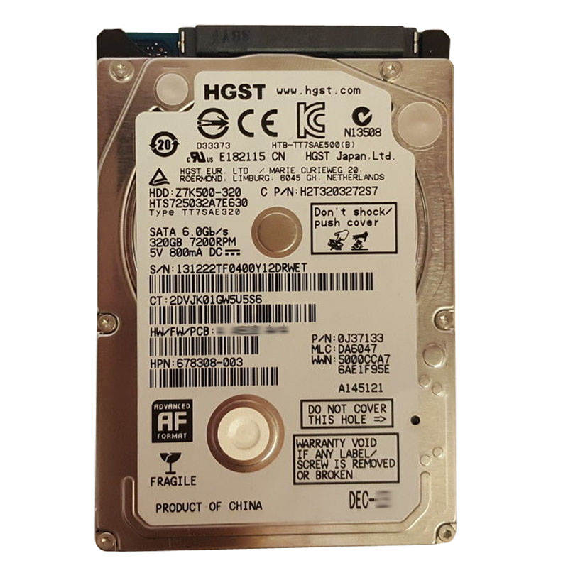 Hitachi 0J37133 - 320GB 7.2K SATA 6.0Gbps 2.5" 32MB Cache Hard Drive