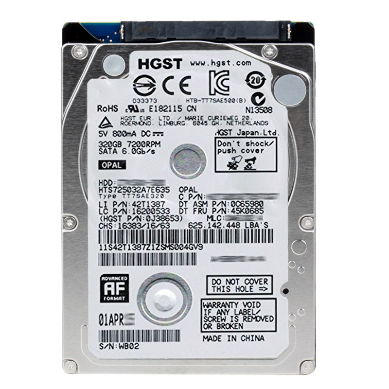 Hitachi 0J38653 - 320GB 7.2K SATA 6.0Gbps 2.5Inch 32MB Cache Hard Drive