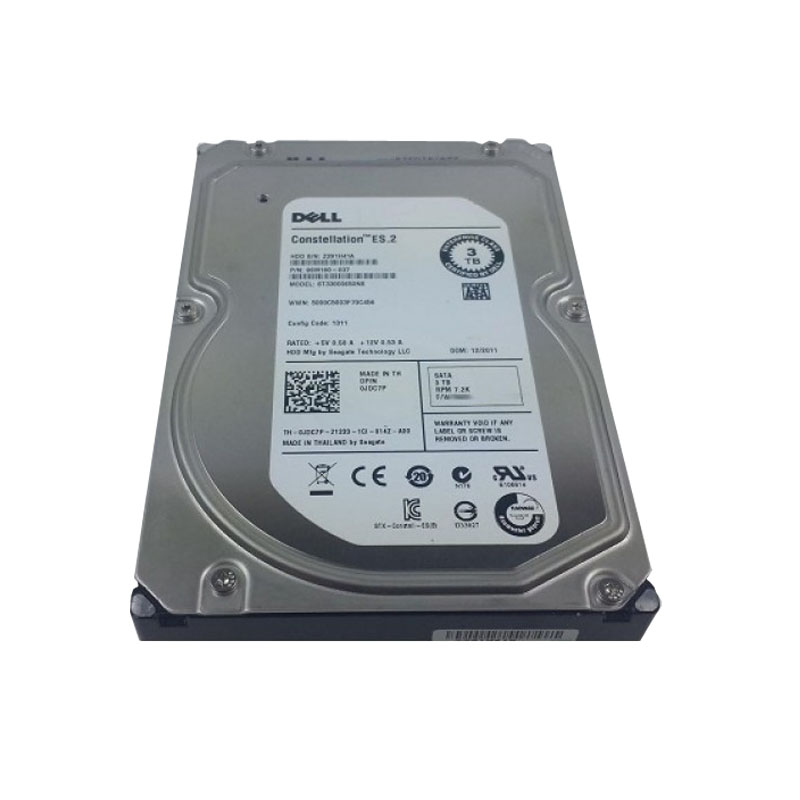 Dell 0JDC7P - 3TB 7.2K SATA 6.0Gbps 3.5" 64MB Cache Hard Drive