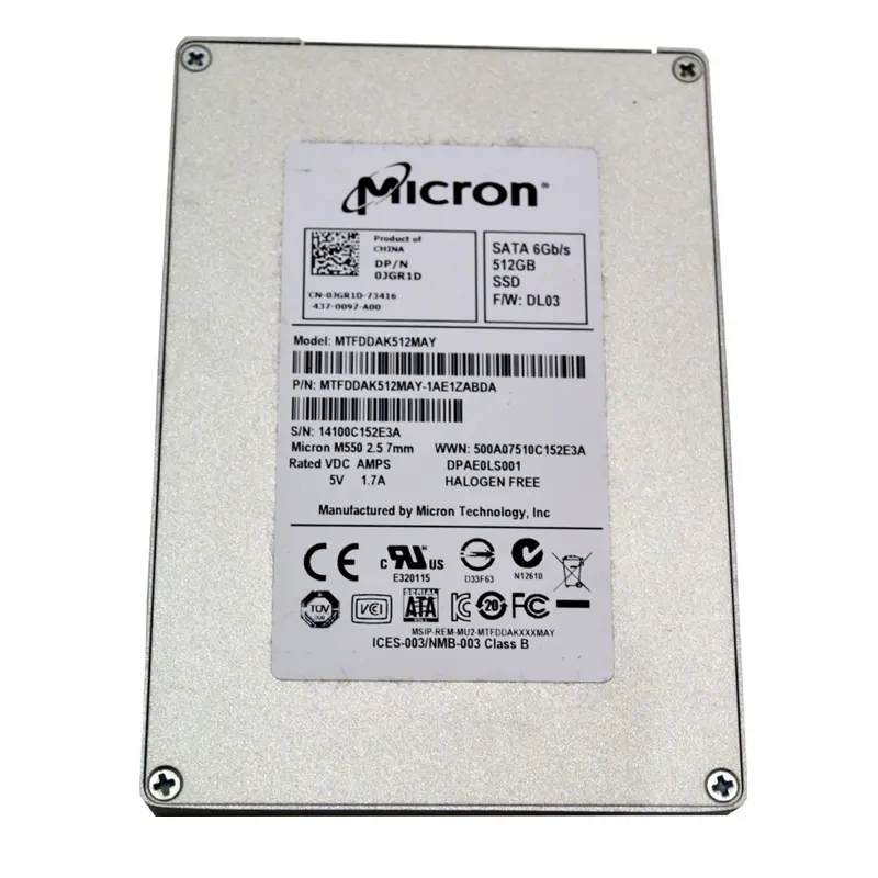 0JGR1D.jpg Dell 0JGR1D - 512GB SATA 6.0Gbps 2.5" SSD - Image 1