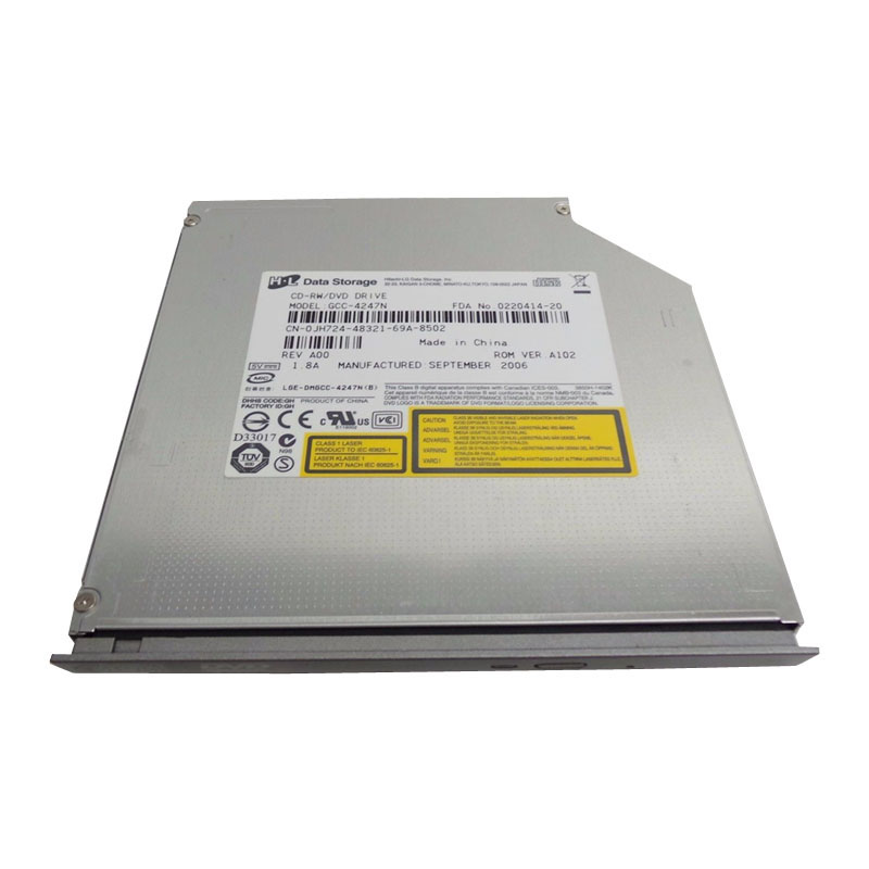 0JH724.jpg Dell 0JH724 - 24x Slim CD-RW-DVD Combo Drive - Image 1