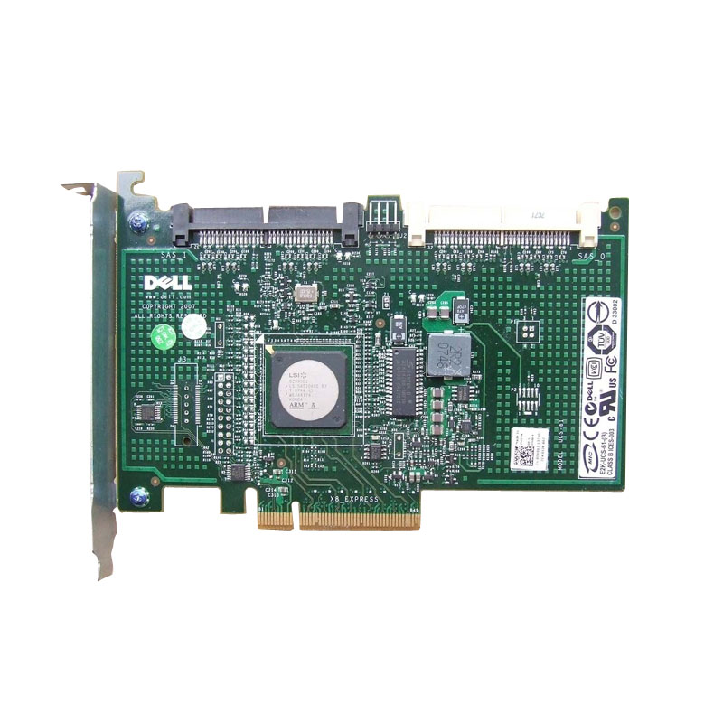 Dell 0JW063 - PCI-E SAS PERC 6-Ir Raid Controller Card