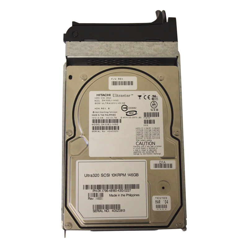 Dell 0K4796 - 146GB 10K 80-PIN Ultra-320 SCSI 3.5" Hard Drive