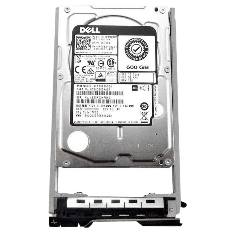 Dell 0K786X - 600GB 15K SAS 12.0Gbps 2.5" 128MB Cache Hard Drive