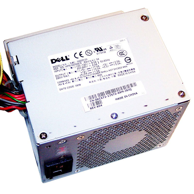 Dell 0KC672 - 220W Power Supply For Dimension C521
