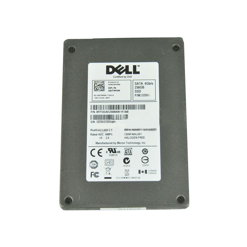Dell 0KTM9M - 256GB SATA 6.0Gbps 2.5" SSD