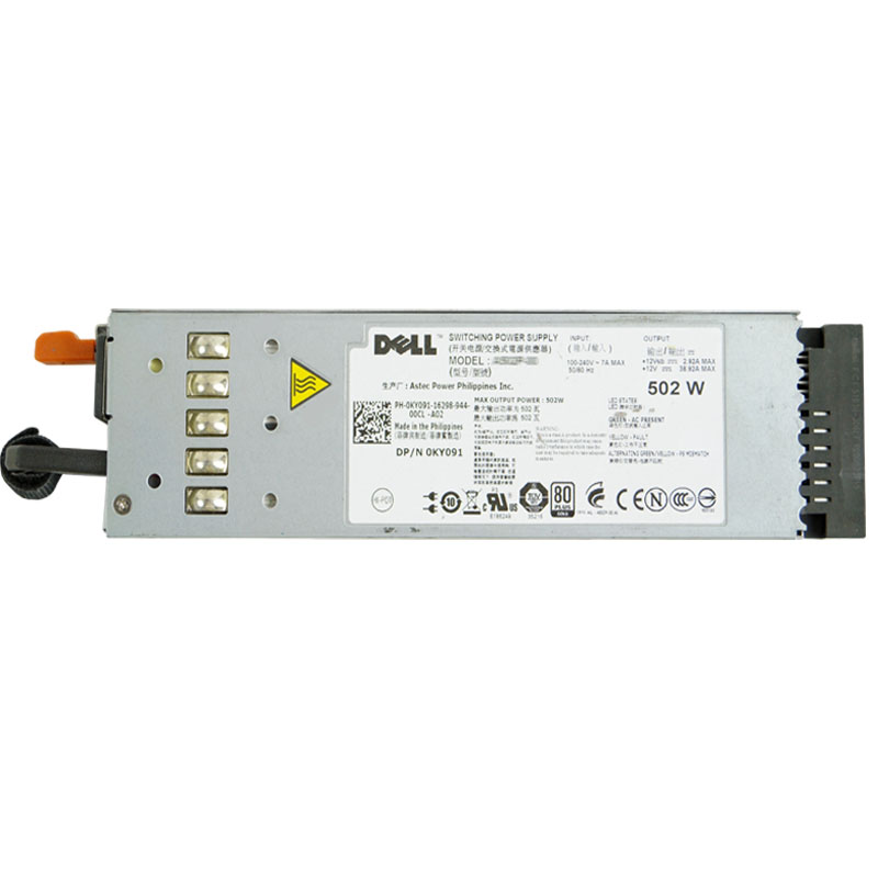 Dell 0KY091 - 502W Power Supply For PowerEdge R610