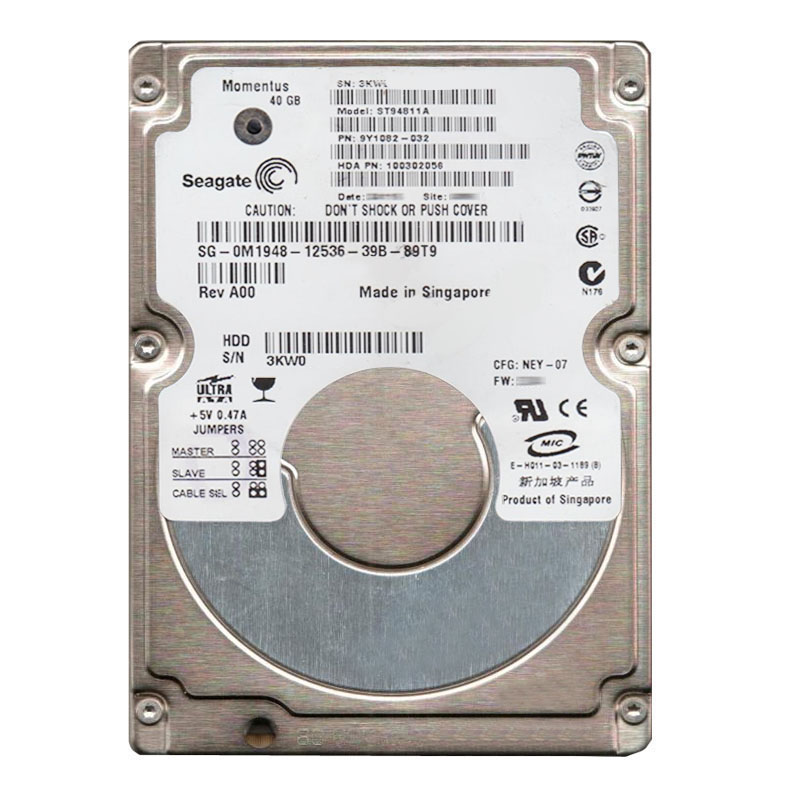 Dell 0M1948 - 40GB 5.4K IDE 2.5" Hard Drive