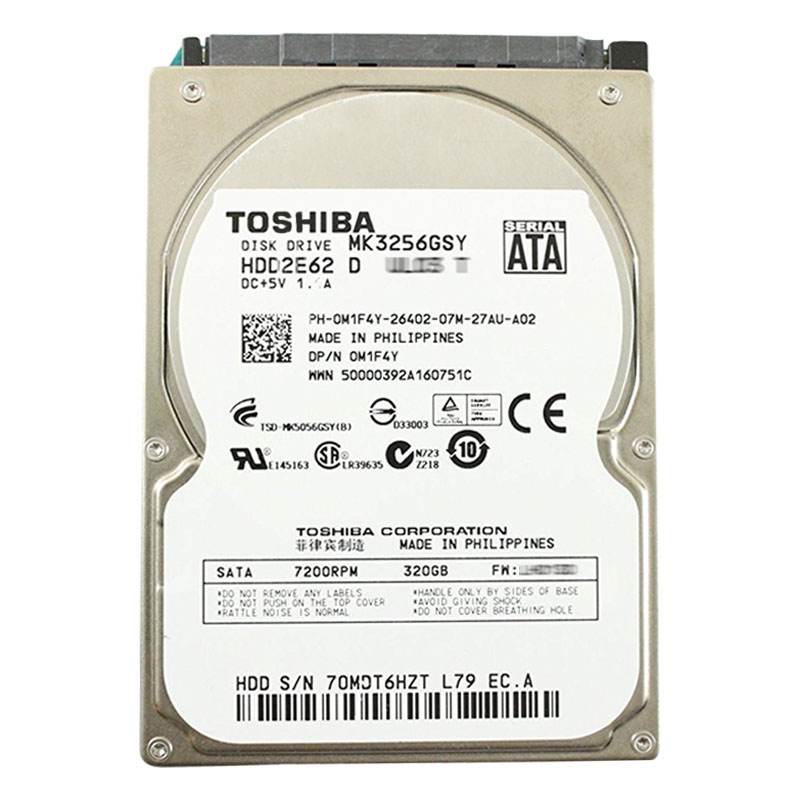 Dell 0M1F4Y - 320GB 7.2K SATA 2.5" Hard Drive