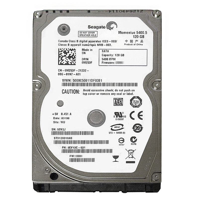 Dell 0M253F - 120GB 5.4K SATA 2.5" 8MB Cache Hard Drive