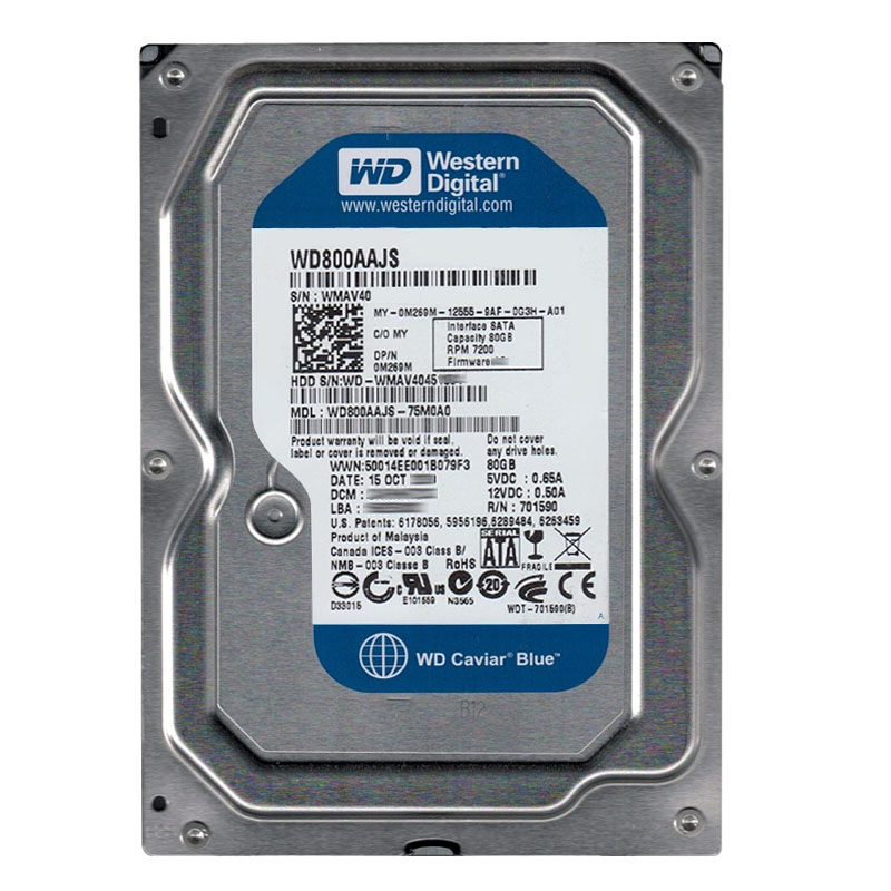 Dell 0M269M - 80GB 7.2K SATA 3.5" 8MB Cache Hard Drive