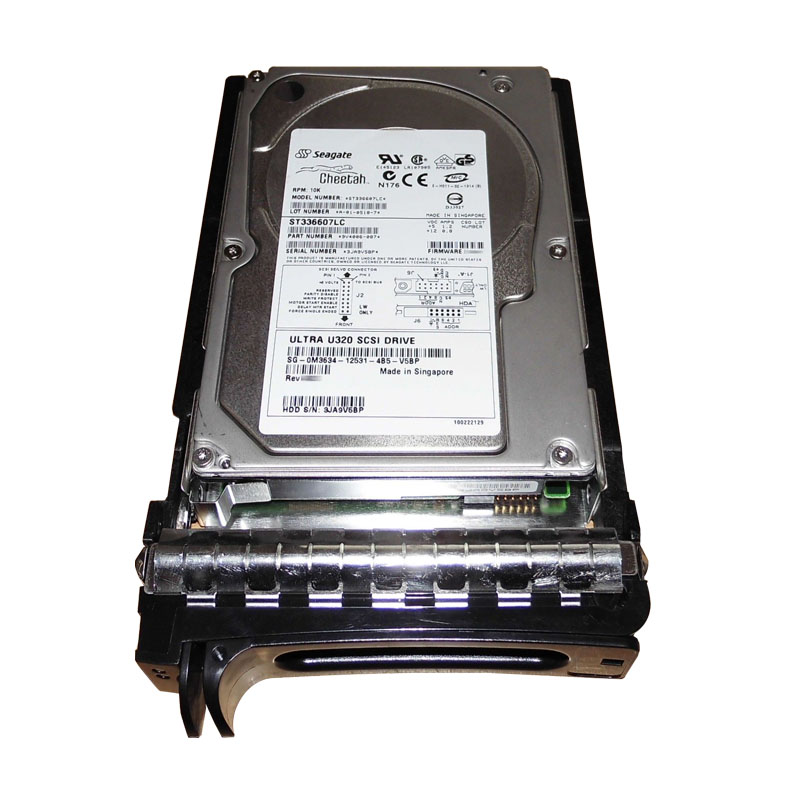 Dell 0M3634 - 36GB 10K 80-PIN SCSI 3.5" Hard Drive
