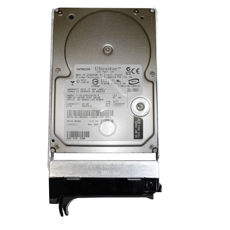 Dell 0M4981 - 36GB 10K 80-PIN SCSI 3.5" Hard Drive