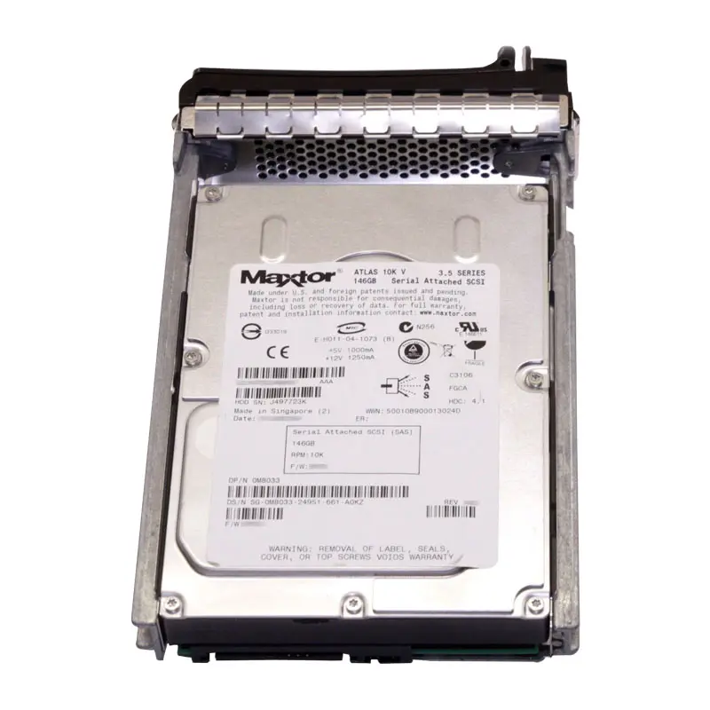 0M8033.jpg Dell 0M8033 - 146GB 10K SAS 3.5" Hard Drive - Image 1