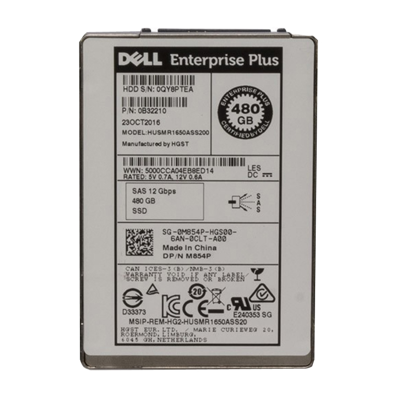 Dell 0M854P - 480GB SAS 12Gbps 2.5" SSD
