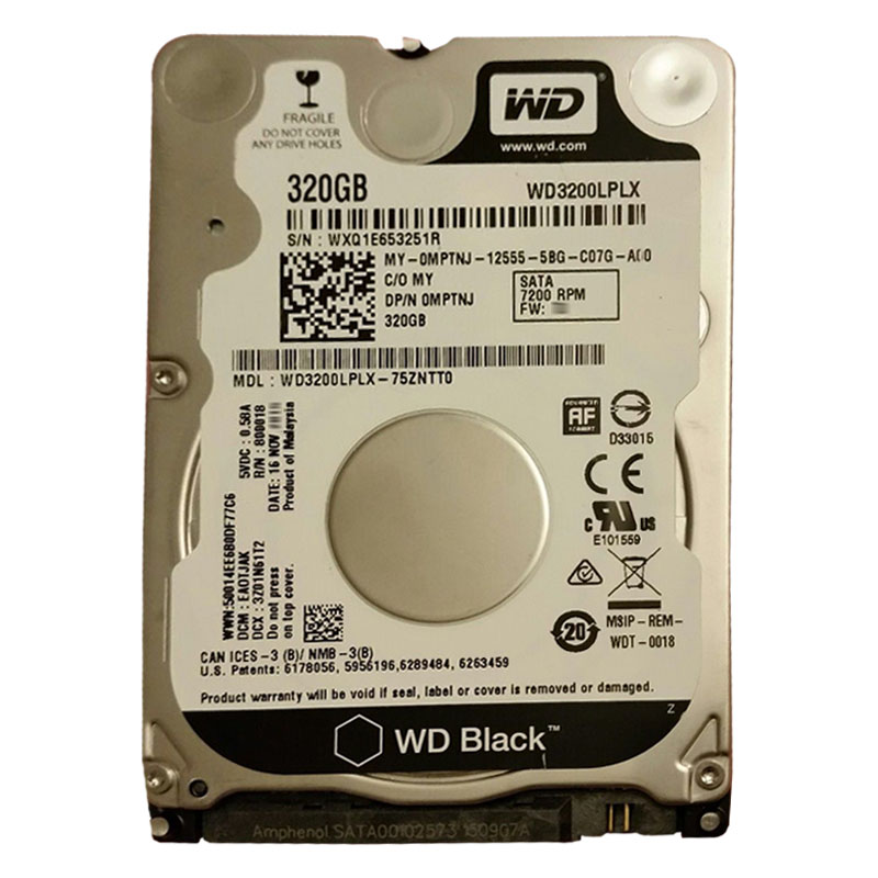 Dell 0MPTNJ - 320GB 7.2K SATA 2.5" Hard Drive