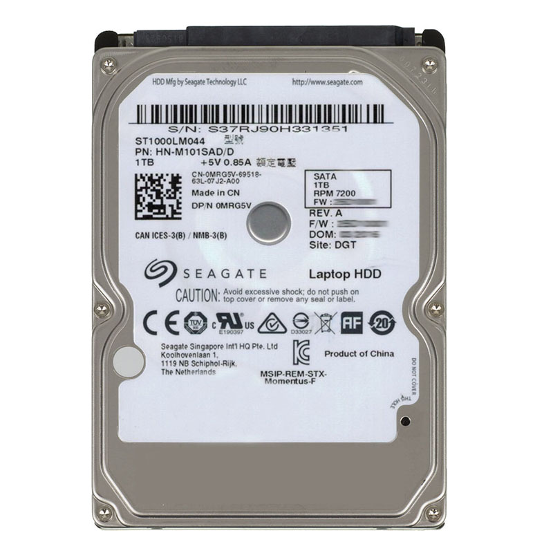 Dell 0MRG5V - 1TB 7.2K SATA 2.5" Hard Drive