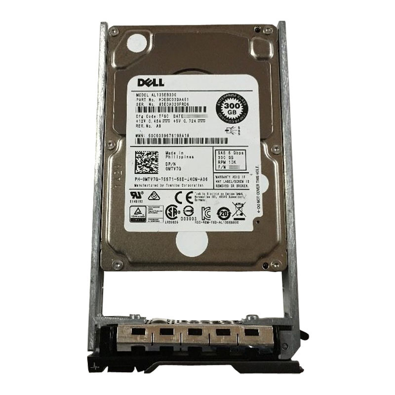 Dell 0MTV7G - 300GB 10K SAS 6.0Gbps 2.5" 64MB Cache Hard Drive