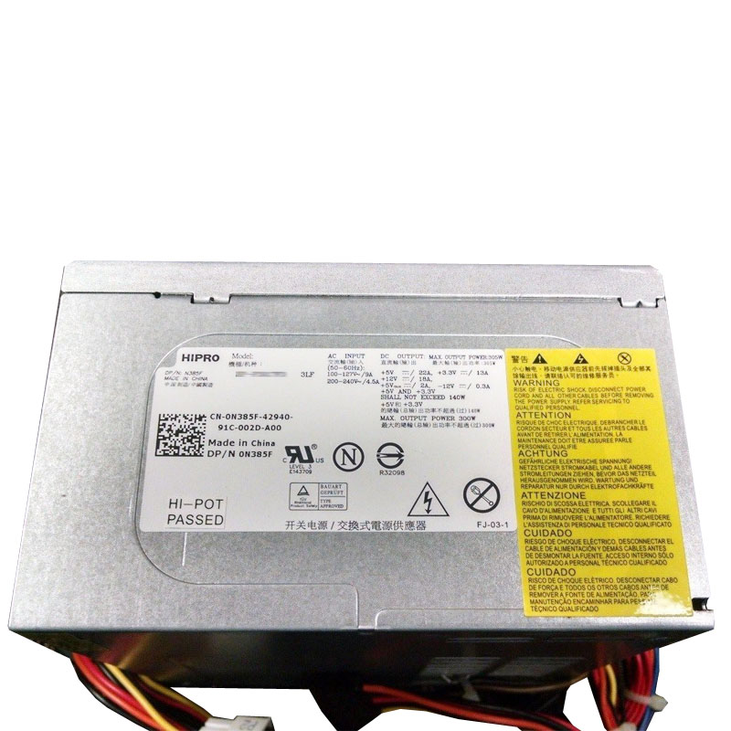 Dell 0N385F - 300W Power Supply For Vostro 220, 230