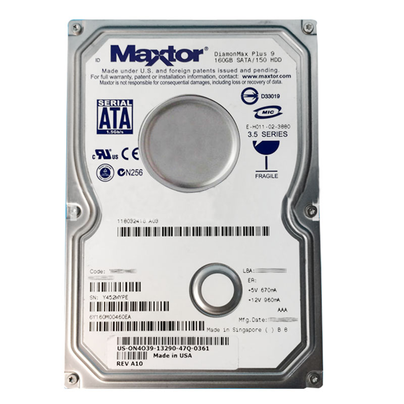 Dell 0N4039 - 160GB 7.2K SATA 3.5" Hard Drive