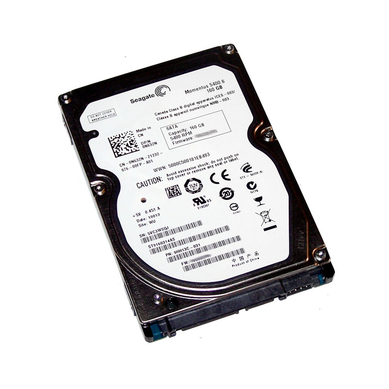 Dell 0N632N - 160GB 5.4K SATA 2.5" Hard Drive