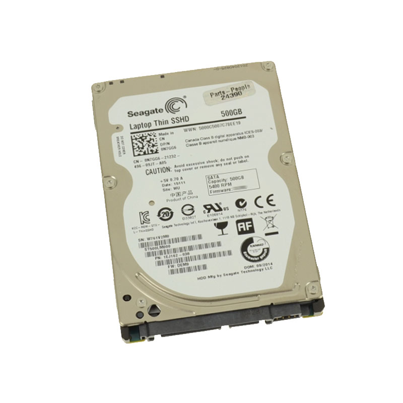 0N7GG6 Dell - 500GB 5.4K SATA 2.5" Hard Drive