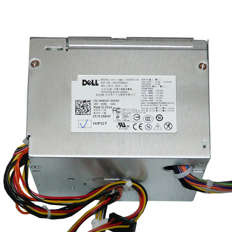 0N804F.jpg Dell 0N804F - 255W Power Supply For OptiPlex 360 - Image 1