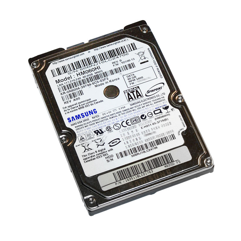 Dell 0N9004 - 60GB 5.4K SATA 2.5" 8MB Cache Hard Drive