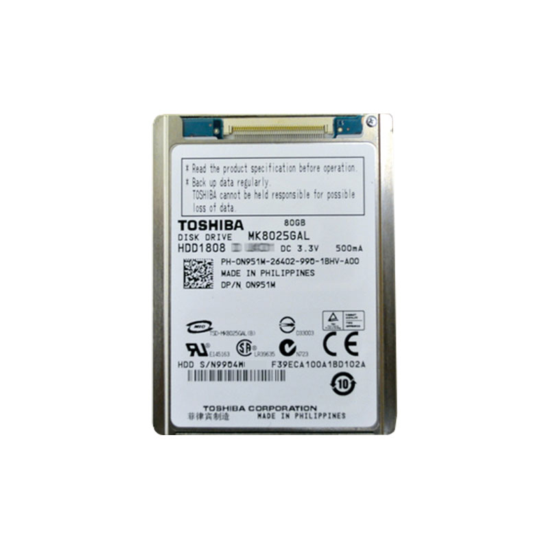 Dell 0N951M - 80GB 4.2K PATA 1.8" Hard Drive
