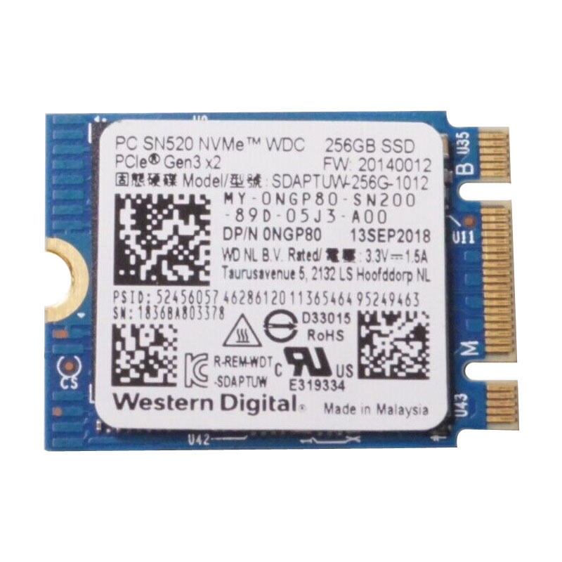 Dell 0NGP80 - 256GB NVMe SSD