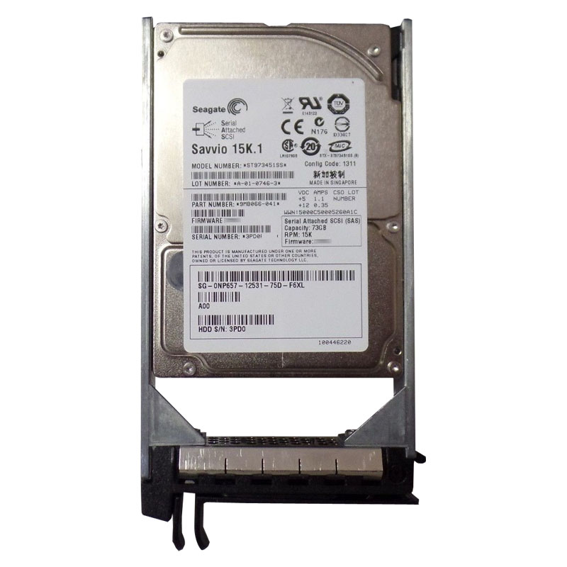 Dell 0NP657 - 73GB 15K SAS 3.0Gbps 2.5" Hard Drive
