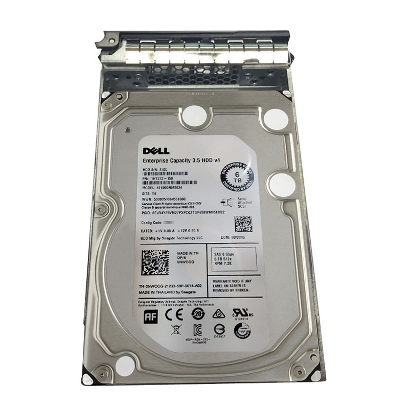 Dell 0NWCCG - 6TB 7.2K SAS 3.5" Hard Drive